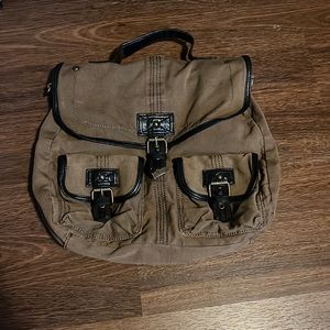 Brown messenger bag